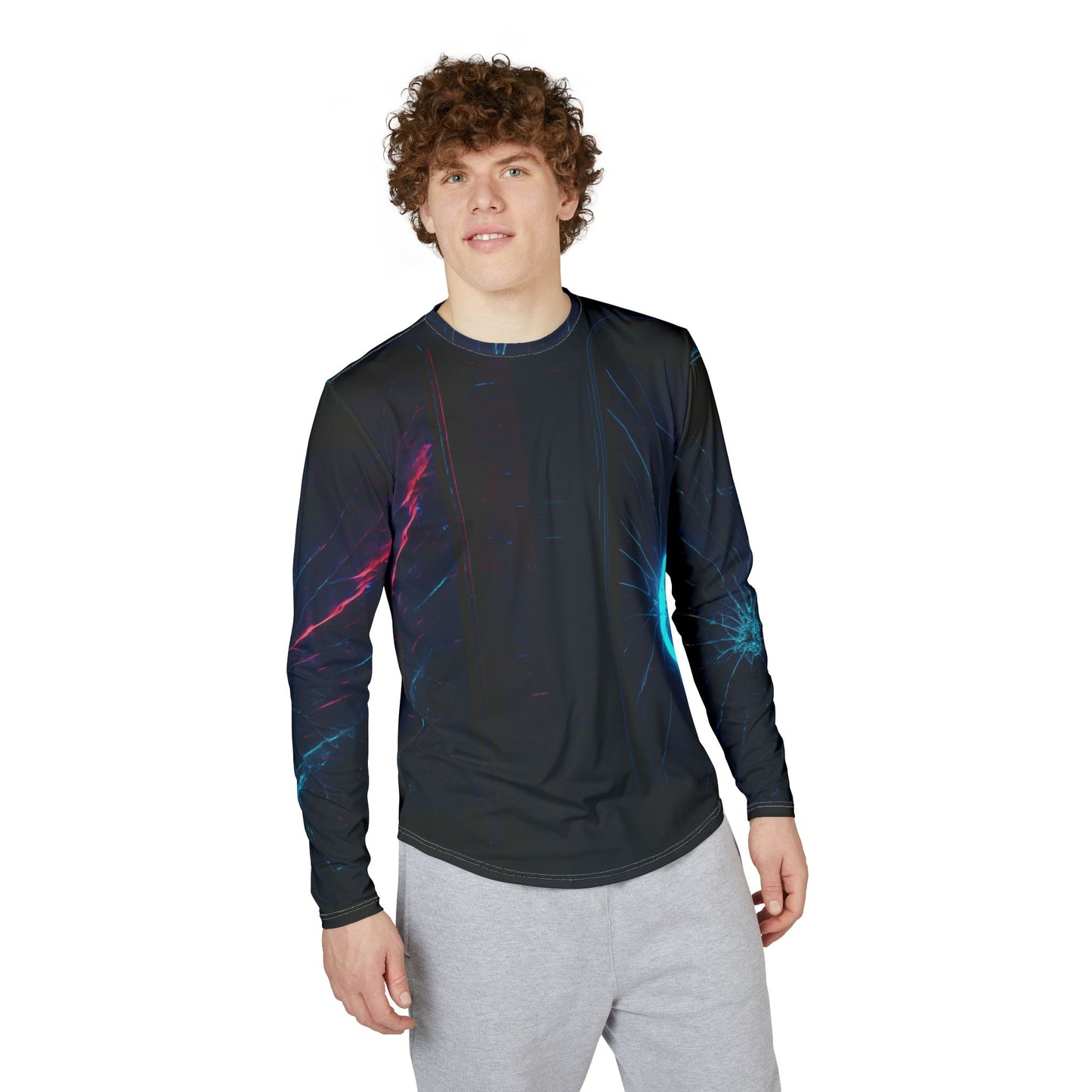Men's UV Protection Long Sleeve Shirt (AOP)