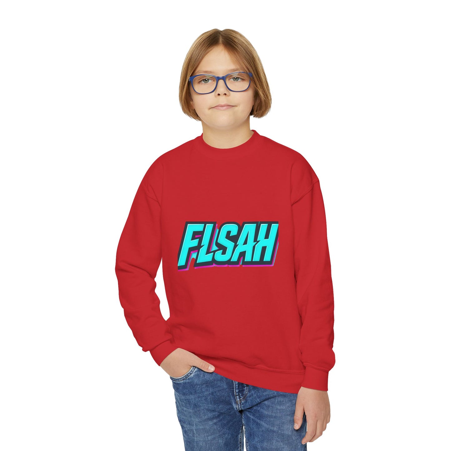 Youth Crewneck Sweatshirt Flash
