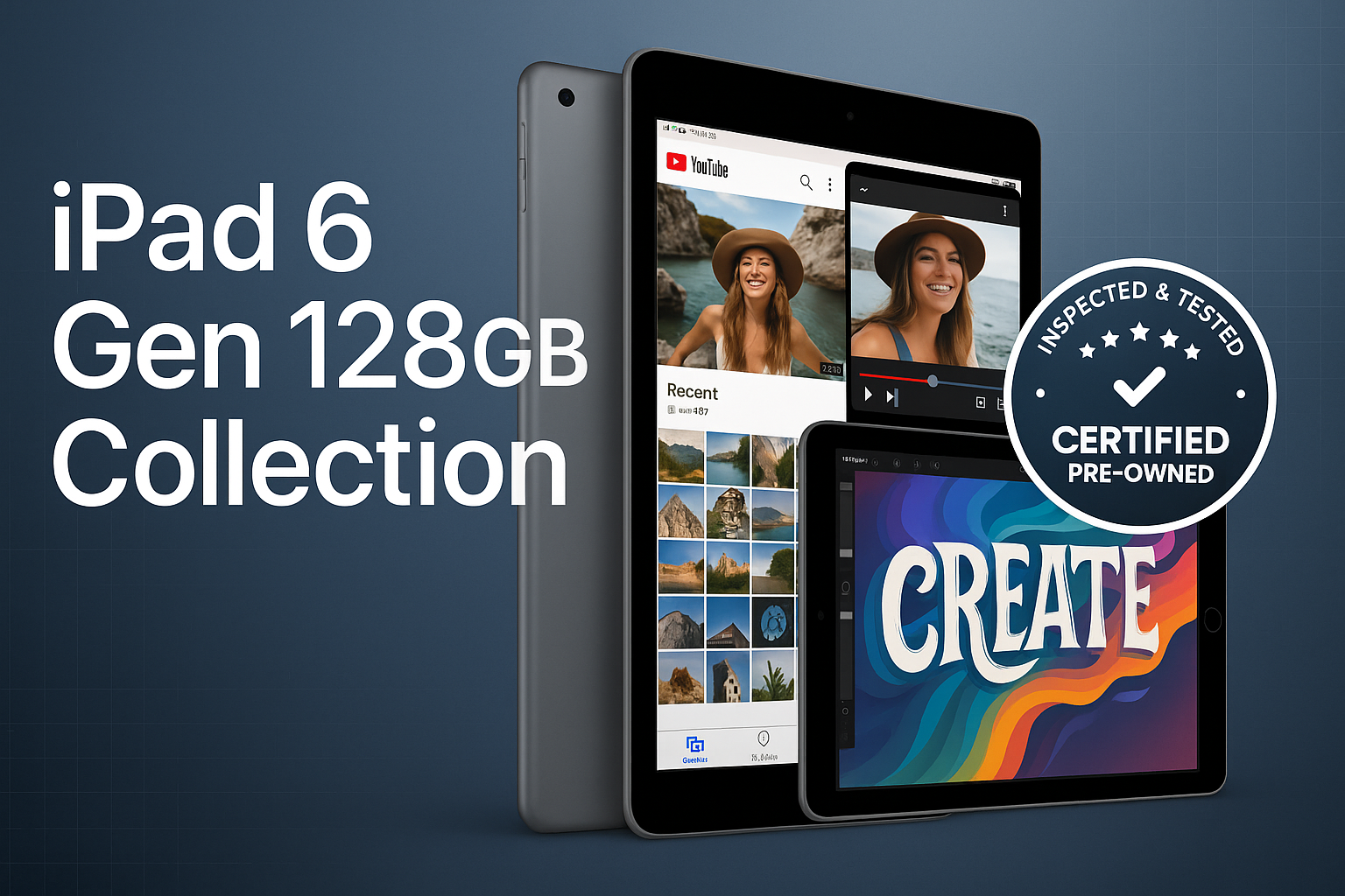 iPad 6 Gen 128GB Collection Banner