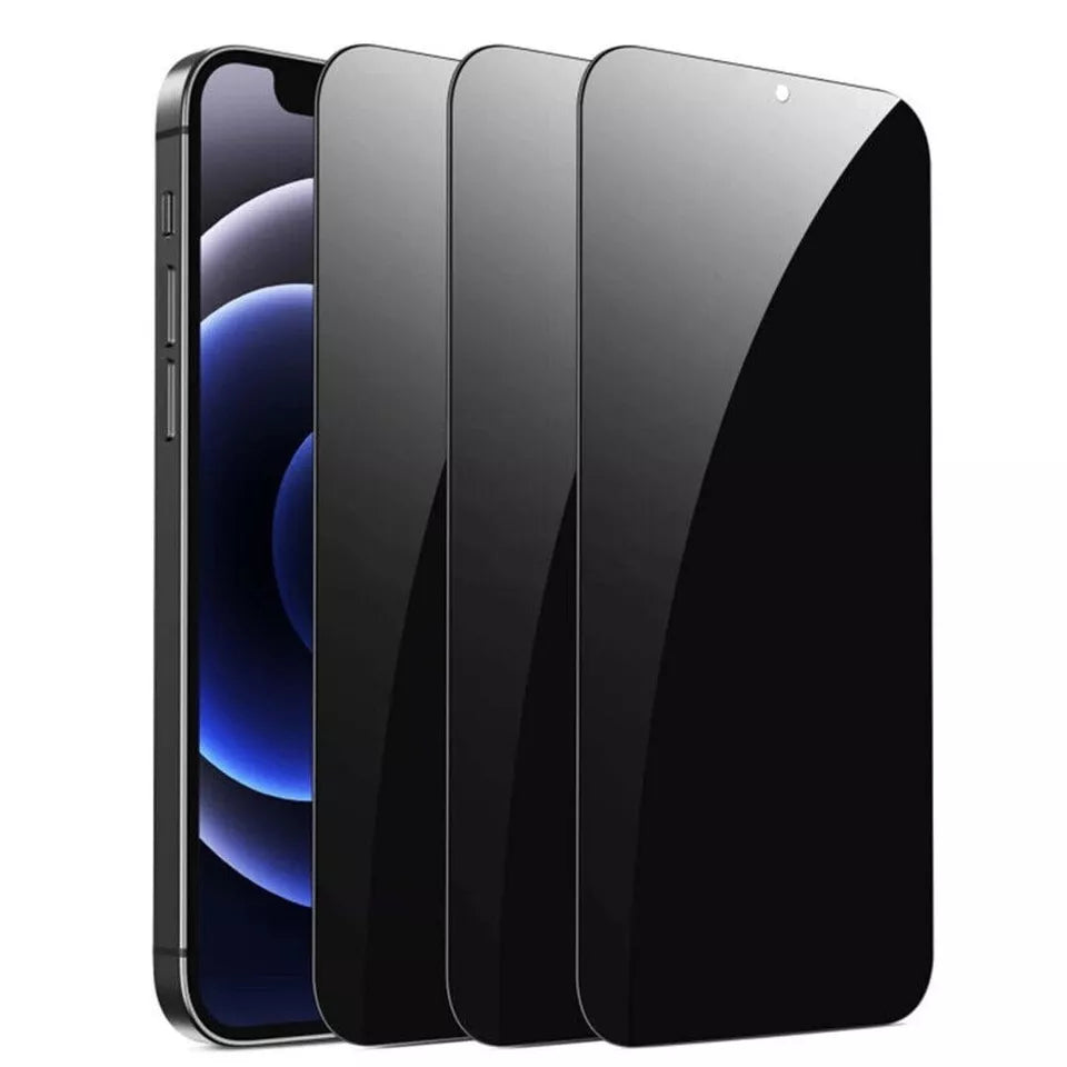 Screen Protection iPhone 15 Premium Tempered Privacy Glass Anti Spy Full Glue - 2 pack