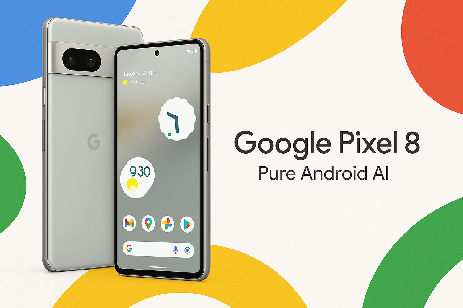 Google Pixel 8 - Pure Android AI Smartphone