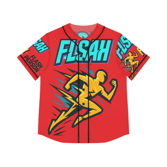 Women's Baseball Jersey (AOP) Flash