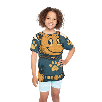 Dog man Kids Sports Jersey (AOP)