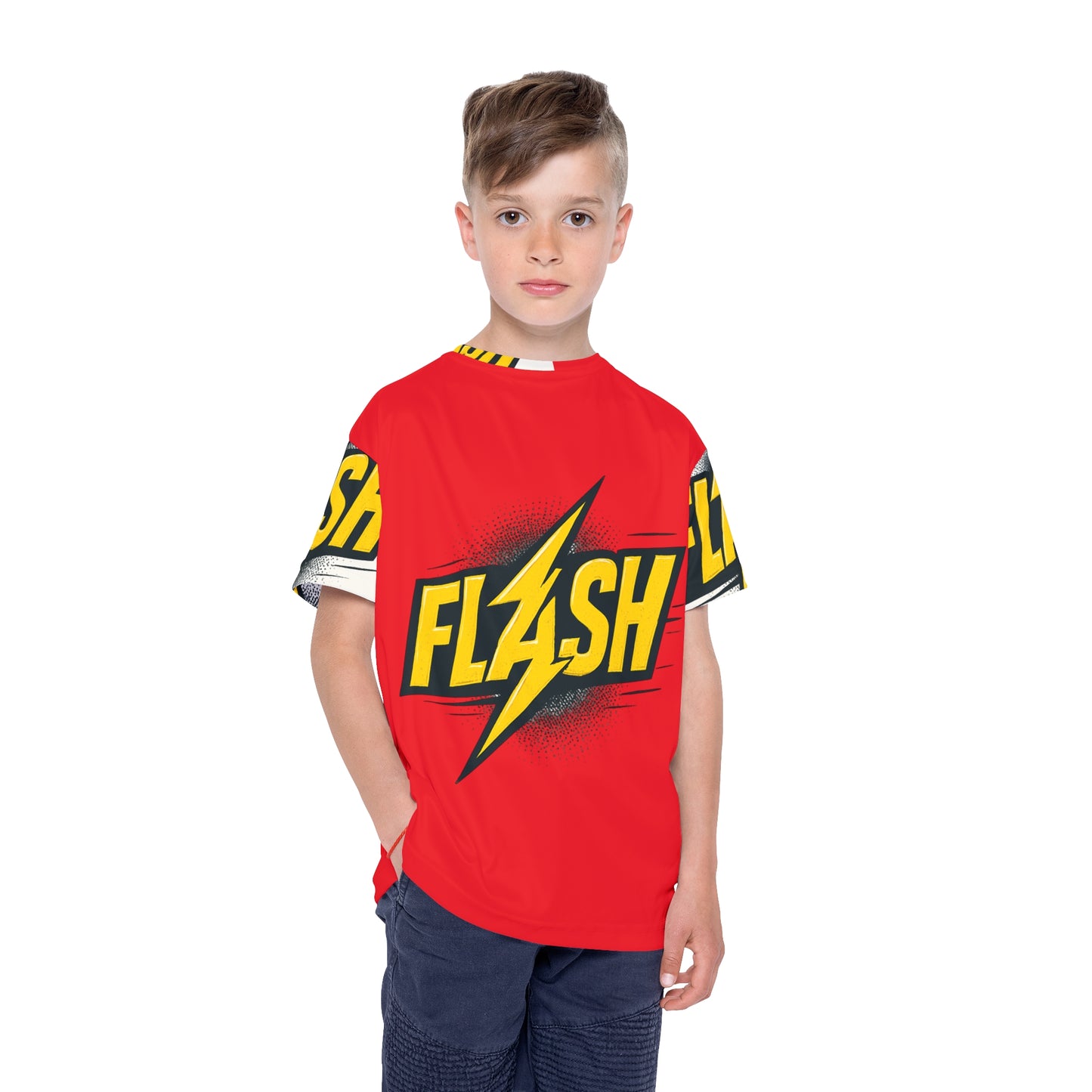 Flash Kids Sports Jersey (AOP)