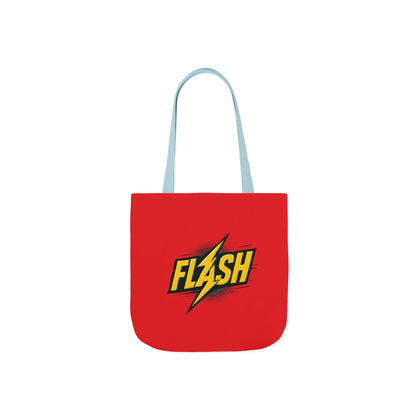 Flash Canvas Tote Bag, 5-Color Straps
