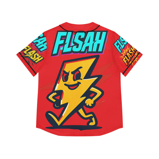 Women's Baseball Jersey (AOP) Flash