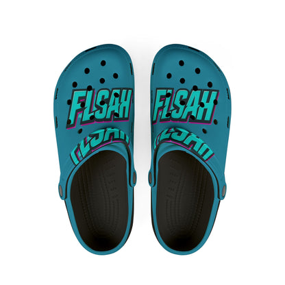 EVA Foam Rubber Shoes (AOP) FLASH