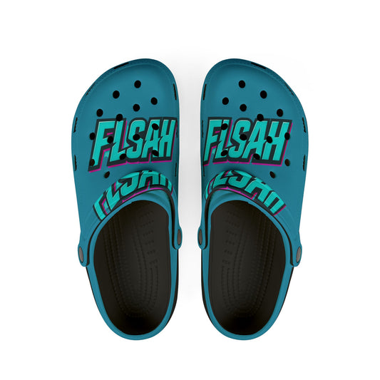 EVA Foam Rubber Shoes (AOP) FLASH