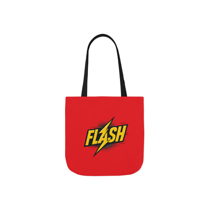 Flash Canvas Tote Bag, 5-Color Straps