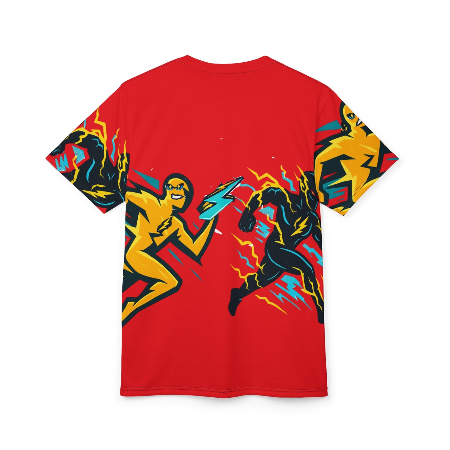Unisex Cut & Sew Tee (AOP) Flash