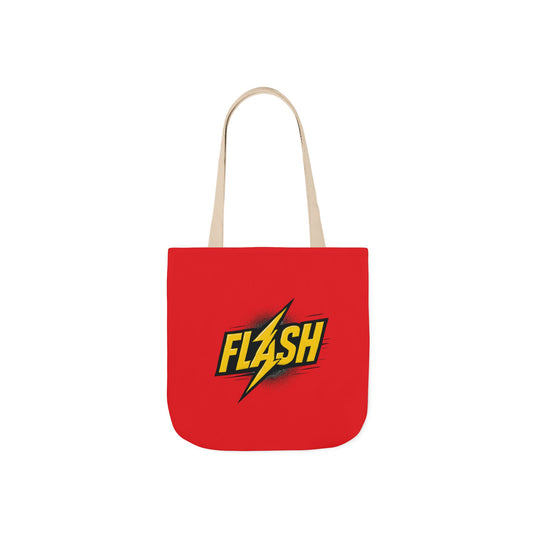 Flash Canvas Tote Bag, 5-Color Straps